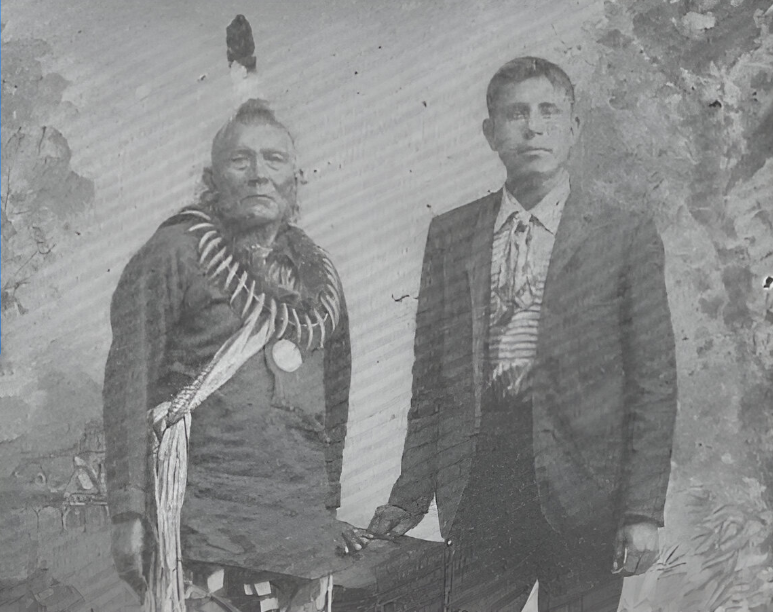 Pawnee father and son 1912