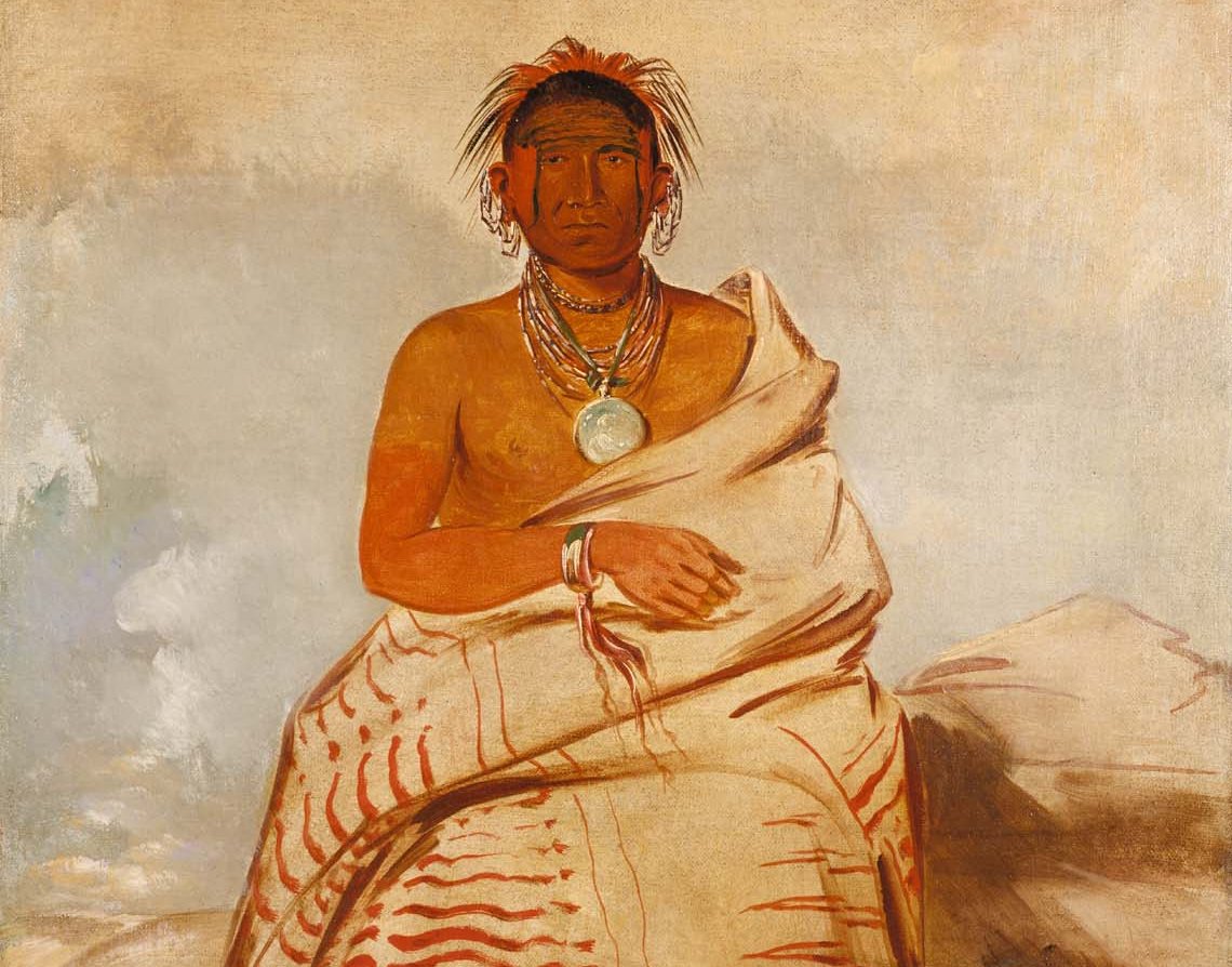 Illustration of a Native American