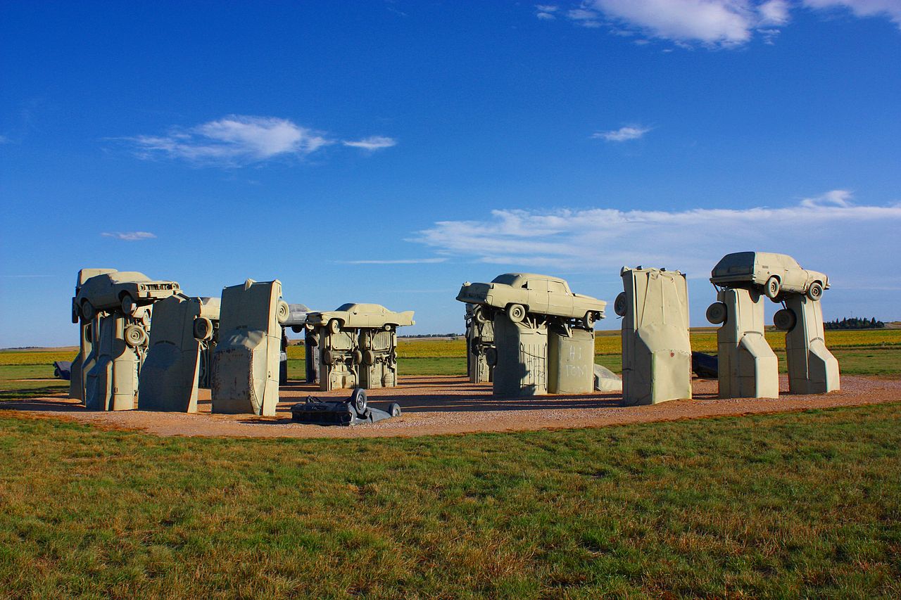 Carhenge sculpture near Alliance, Nebraska