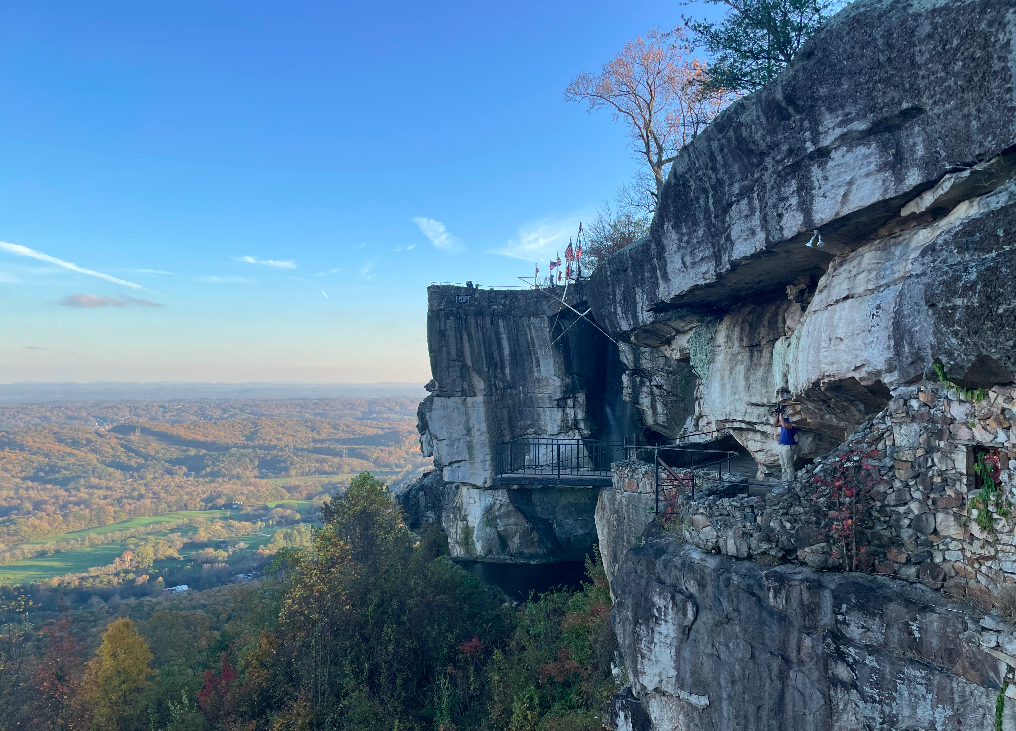 View Of Lover's Leap At Rock City From The Observation Deck