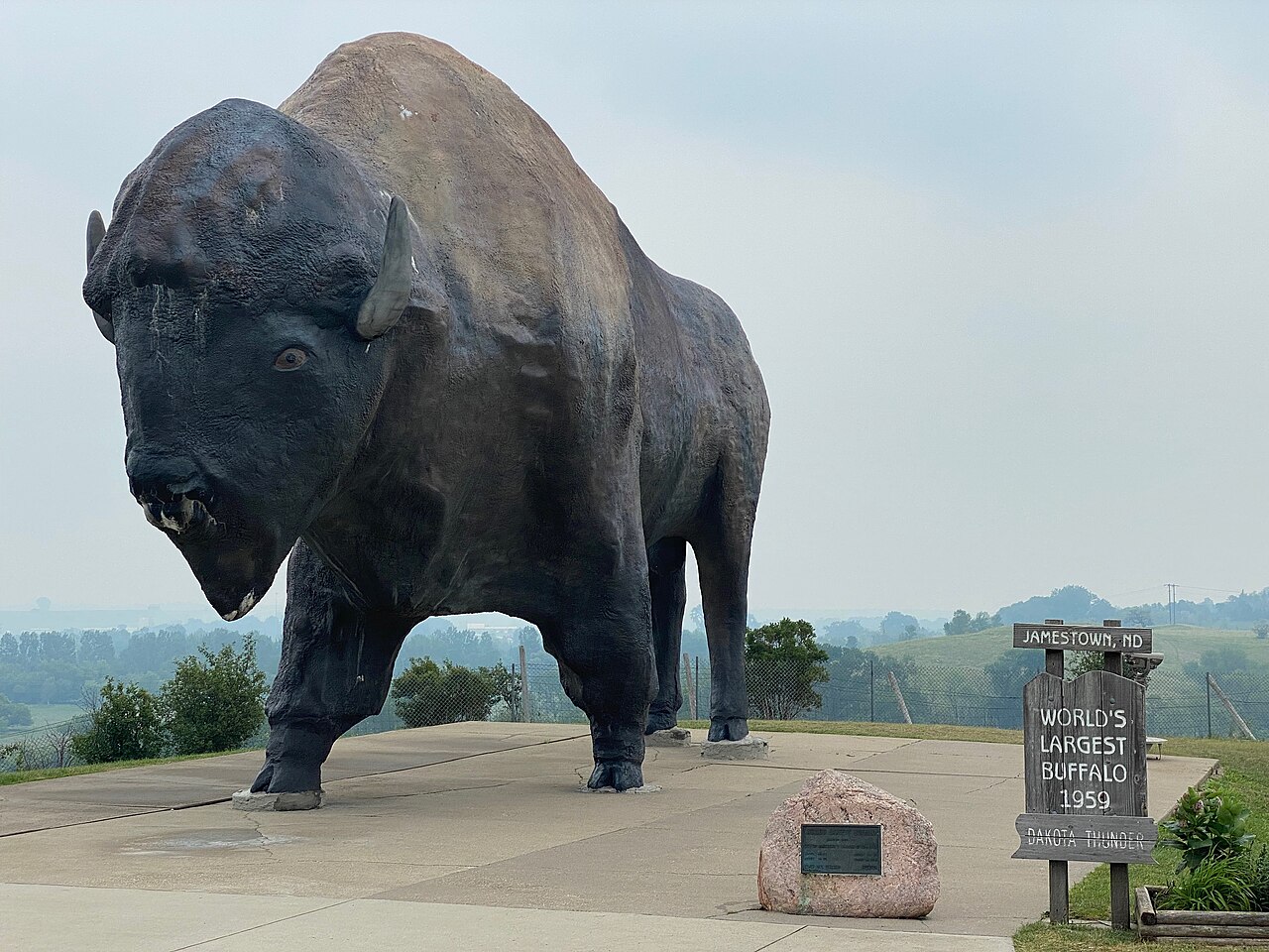 World's Largest Buffalo Monument (Jamestown, North Dakota)