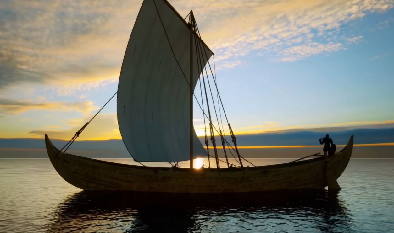 Huge Prehistoric Sailing Ships