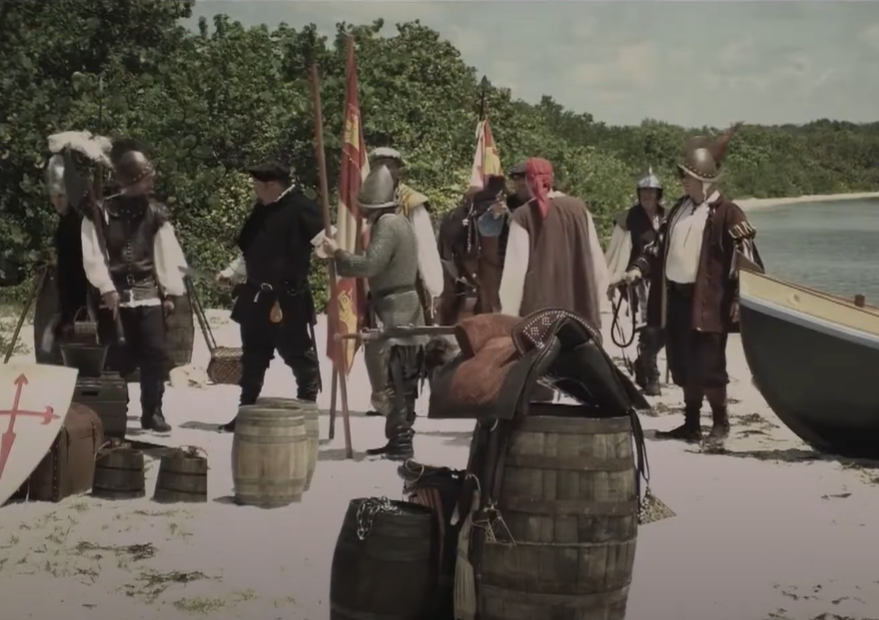 Screenshot from - First Encounter - Chickasaw Heritage Series