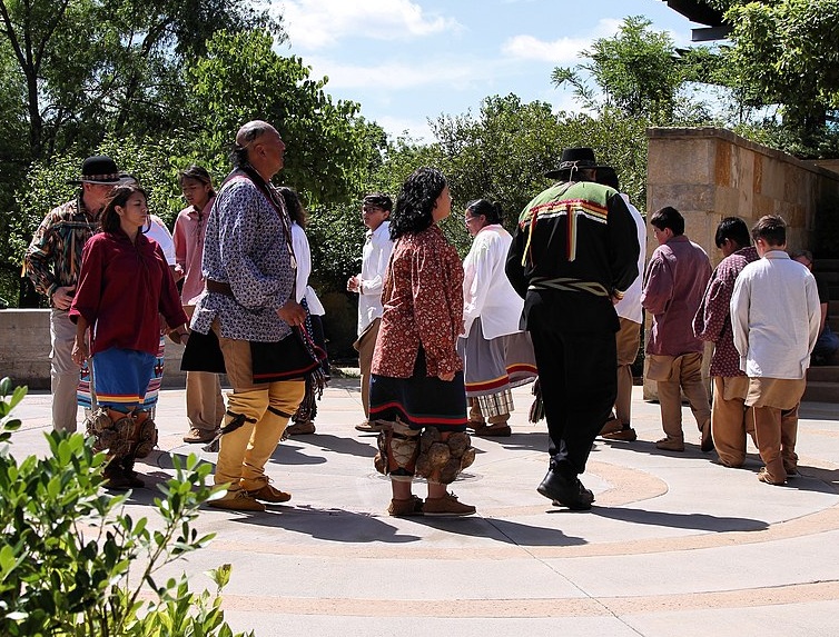 Chickasaw Stomp Dance Demonstration