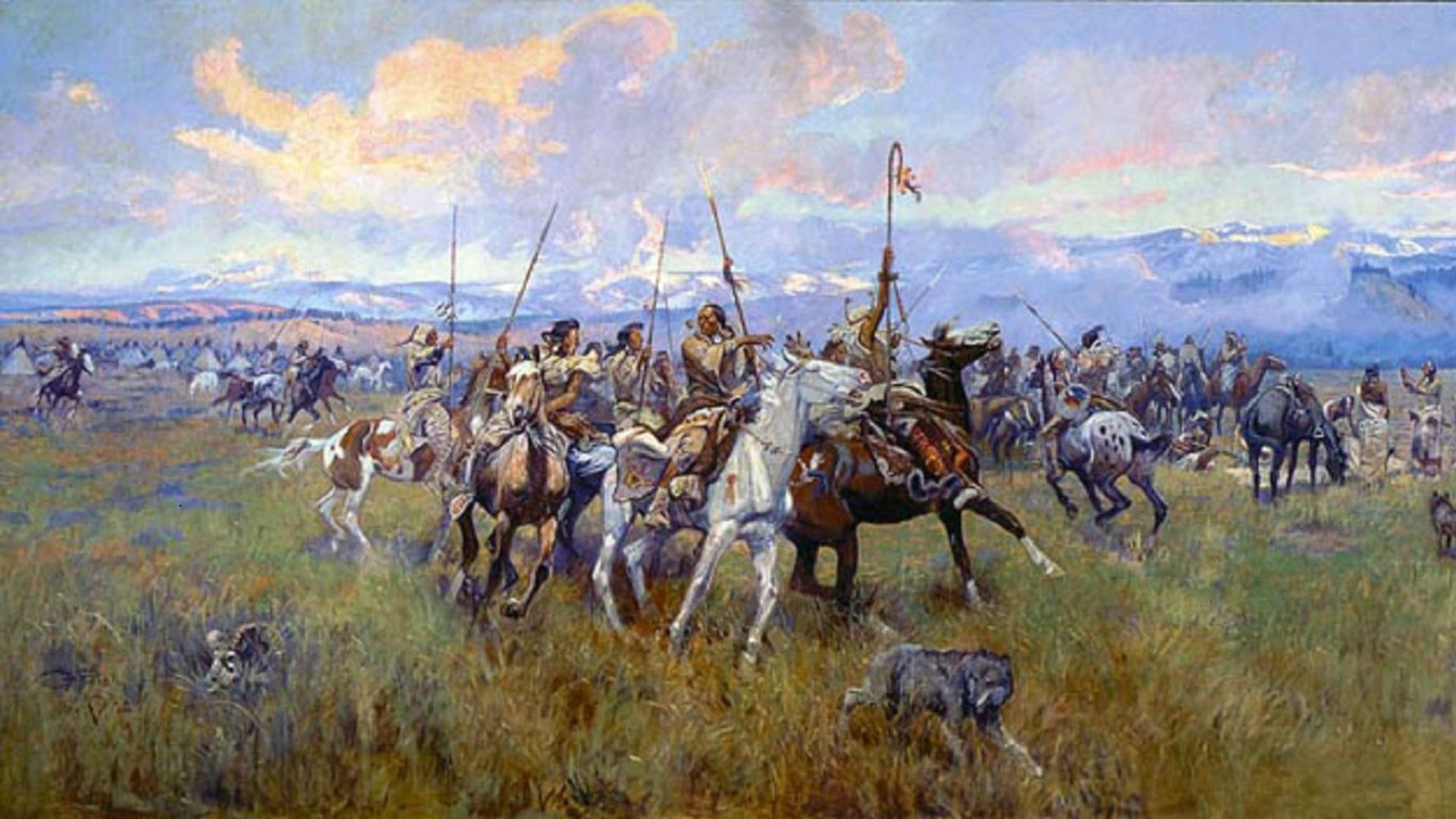 File:Lewis and Clark Meeting the Flatheads in Ross Hole, September 4, 1805.jpg