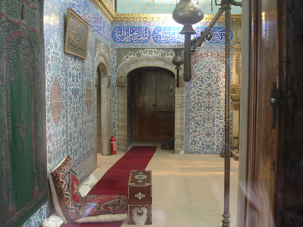 Chamber of the Holy Mantle in the Topkapi Palace in Istanbul - 2006