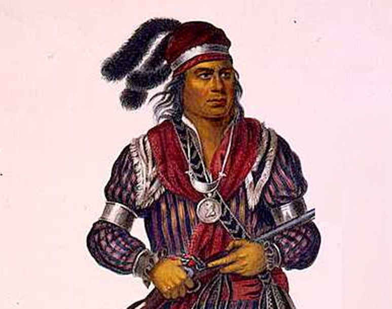 Tuko-See-Mathla, a Seminole chief - 1843