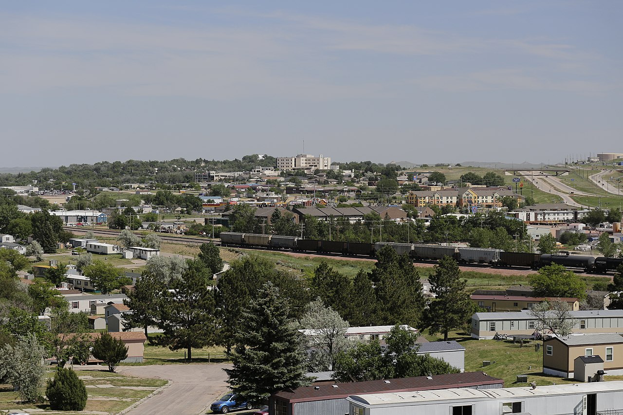 Gillette, Wyoming Seen From Overlook Park