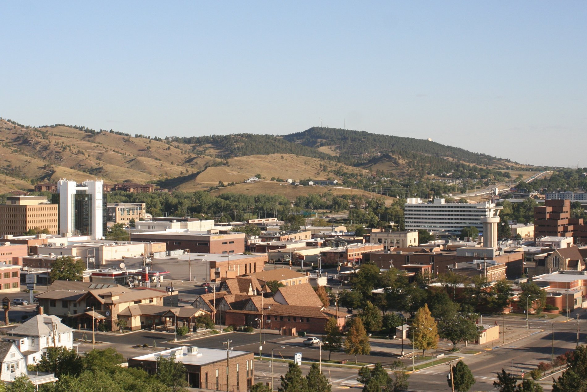Rapid City, South Dakota, taken from Hillcrest Drive