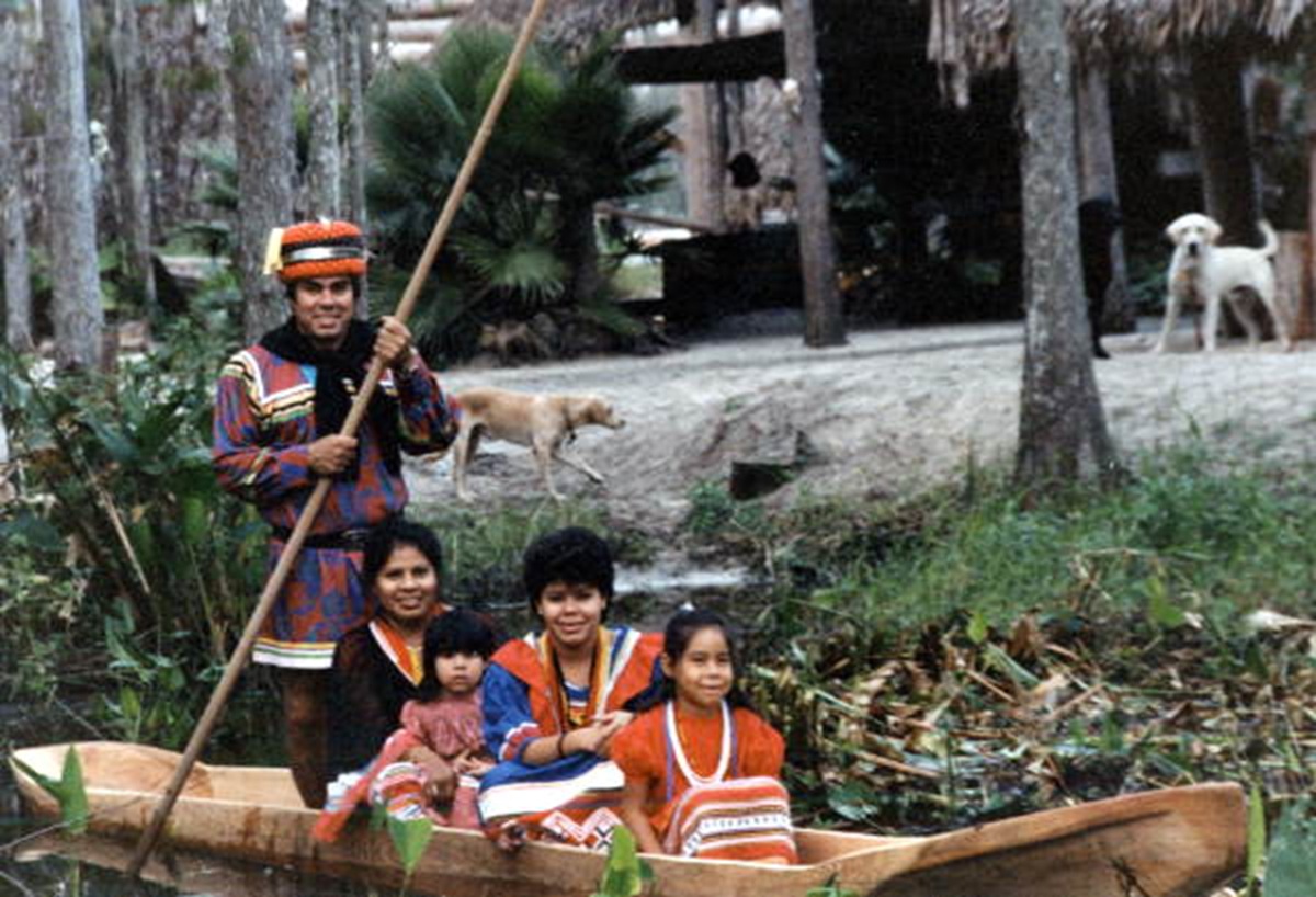 Seminole Chairman James E. Billie And Family- Florida