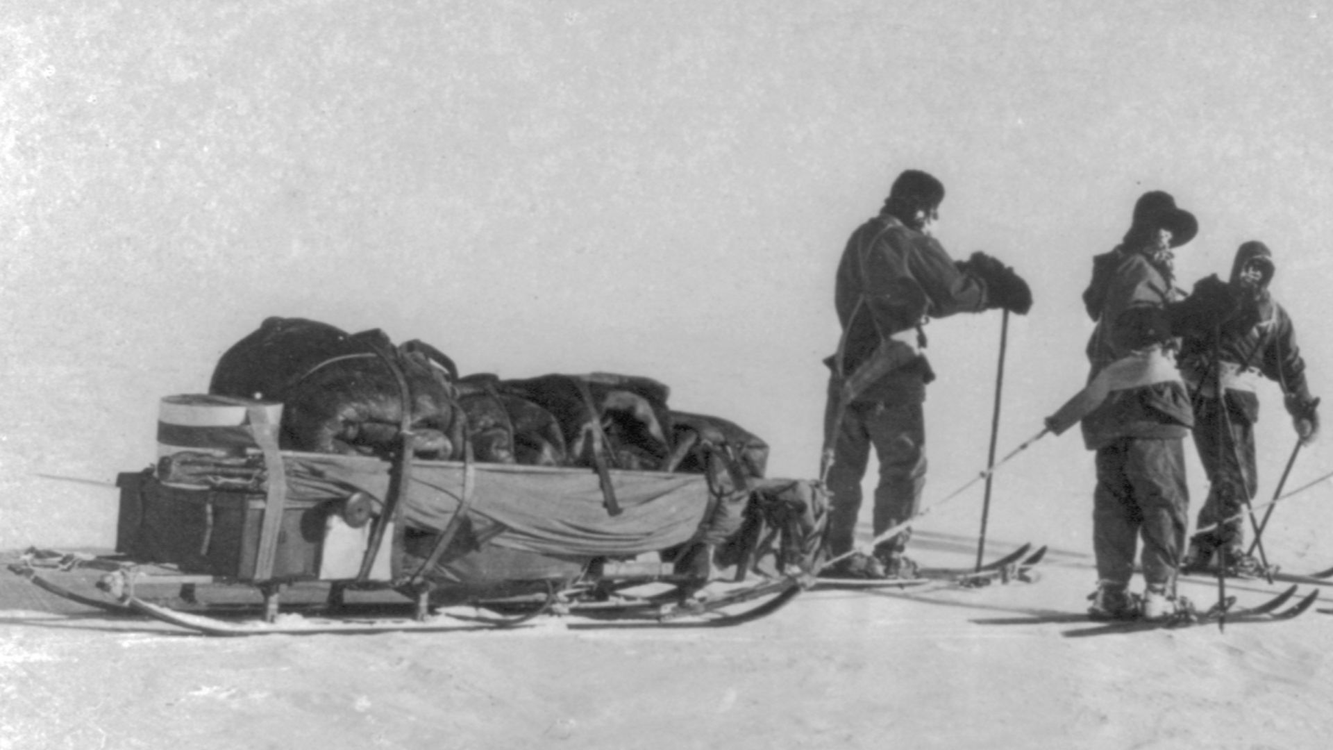 File:Terra Nova expedition at the South Pole - LOC 3a18826u.jpg