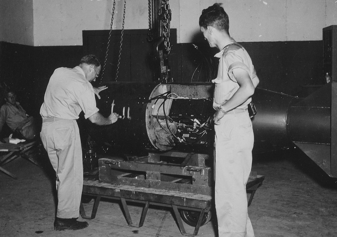 The combat unit of the Little Boy atomic bomb