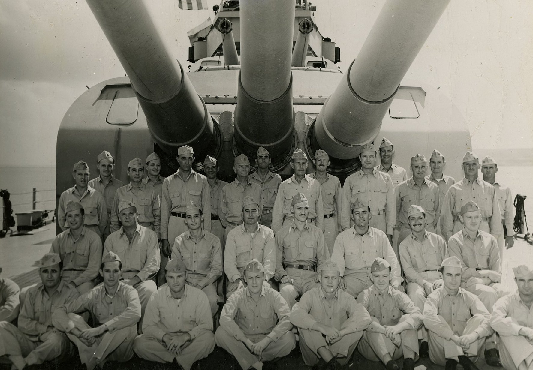 Group Photograph Taken On The USS Indianapolis