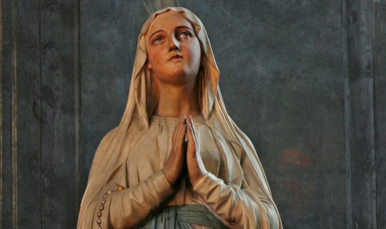 Virgin Mary statue