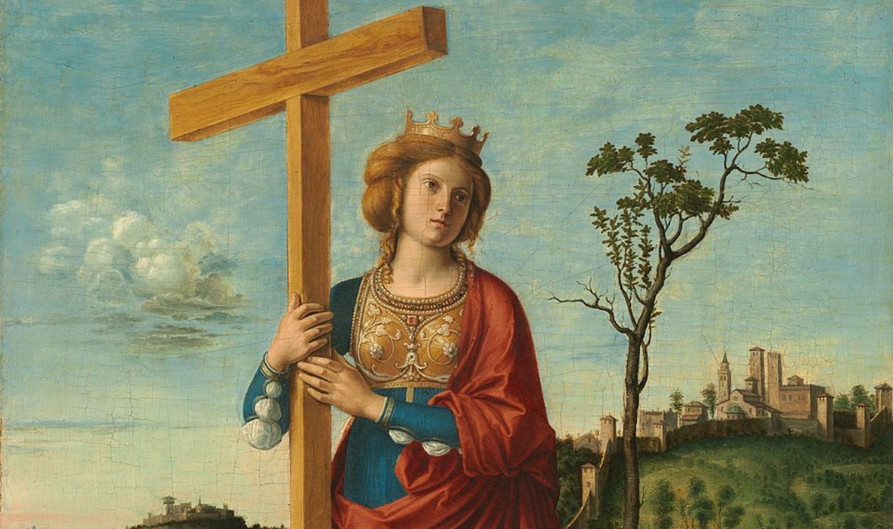Saint Helena of Constantinople holding the true cross
