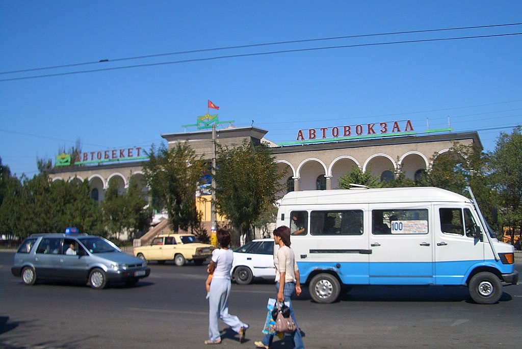 The Eastern Bus Station in Bishkek.- Kyrgyzstan