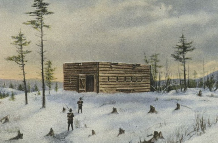 Postcard Of Old Fort