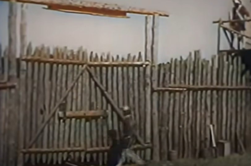 A screenshot from the movie Battles of Chief Pontiac