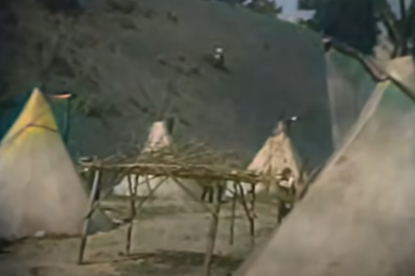 A screenshot from the movie Battles of Chief Pontiac