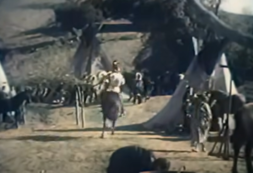 A screenshot from the movie Battles of Chief Pontiac
