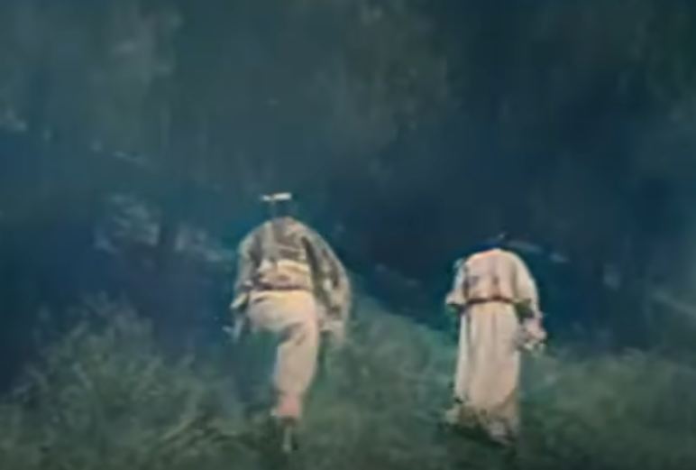 A screenshot from the movie Battles of Chief Pontiac