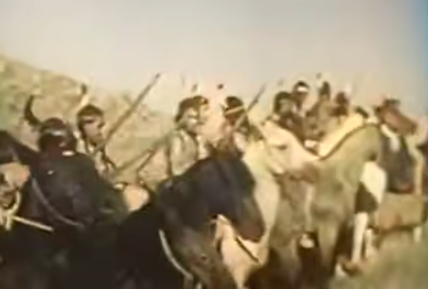 A screenshot from the movie Battles of Chief Pontiac