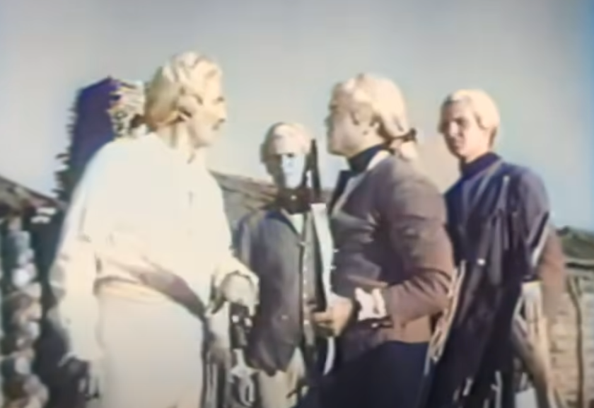 A screenshot from the movie Battles of Chief Pontiac