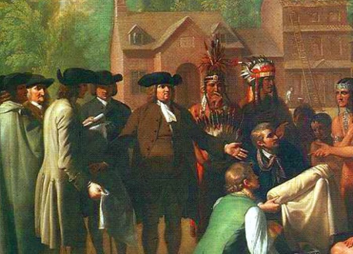 Treaty Of Penn With Indians By Benjamin West