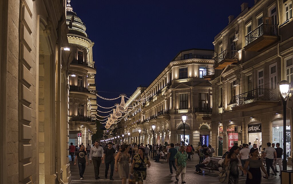 Evening Baku, Azerbaijan