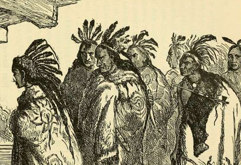 Visit of Chief Pontiac and the Indians to Major Henry Gladwin