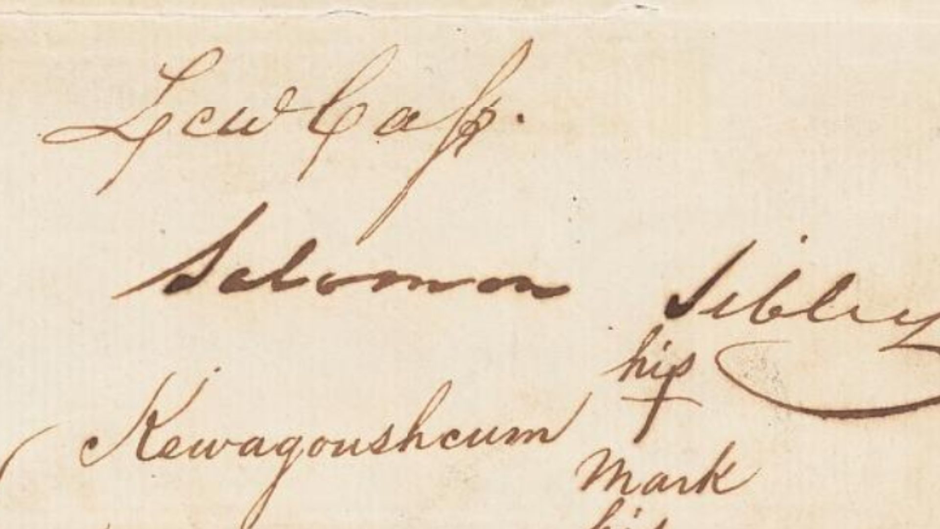 File:Keewaycooshcum's signature on the 1821 Treaty of Chicago.png