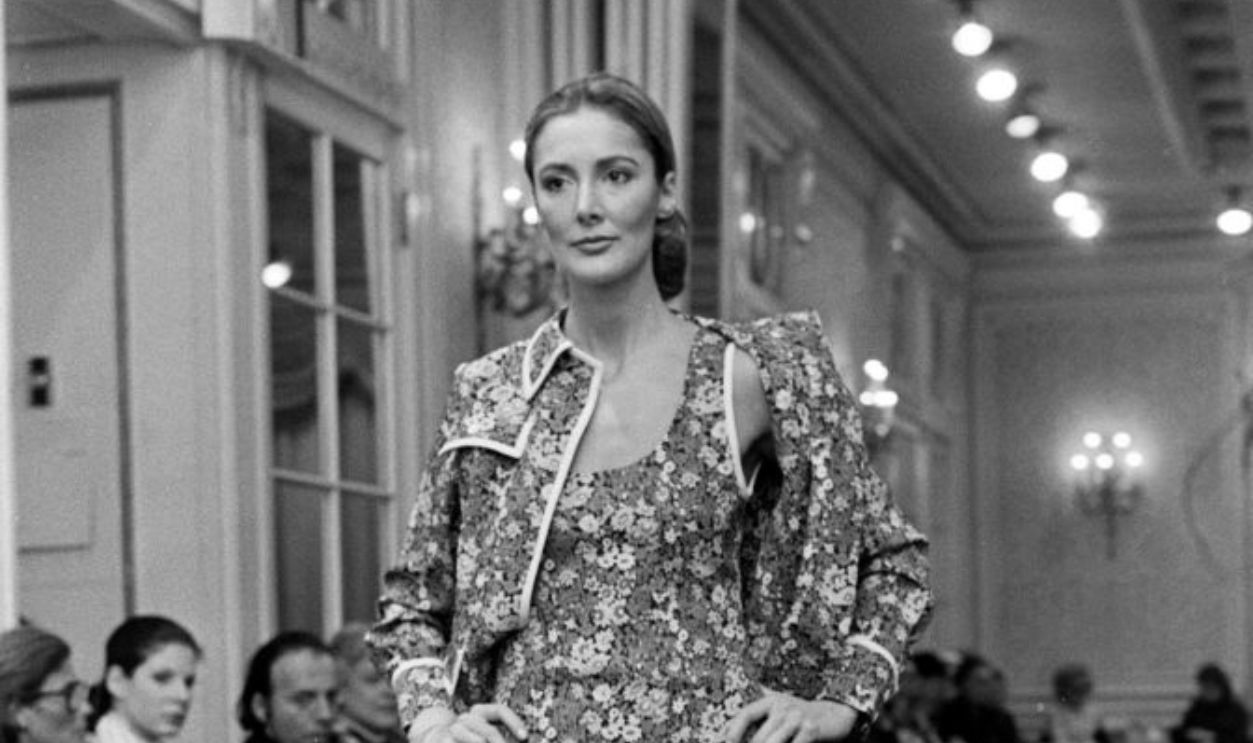 James Galanos Spring/Summer 1972 Collection Runway Show, Plaza Hotel, New York