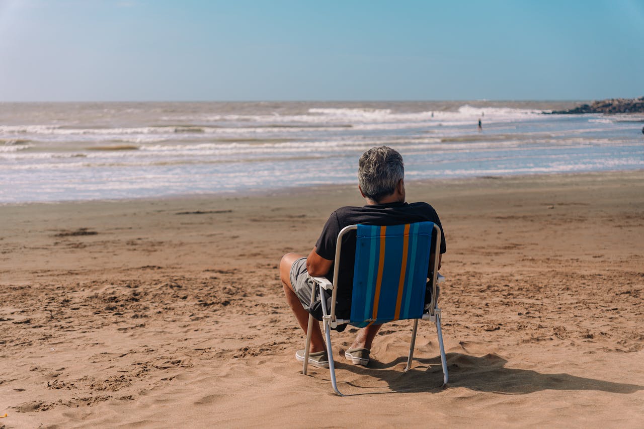 Chilling at the beach