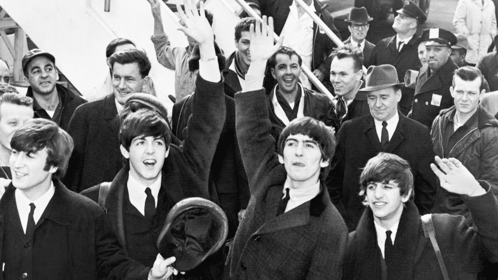 File:The Beatles arrive at JFK Airport.jpg