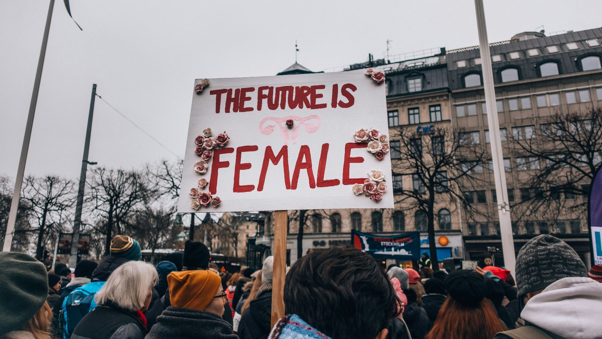 The Future if Female sign