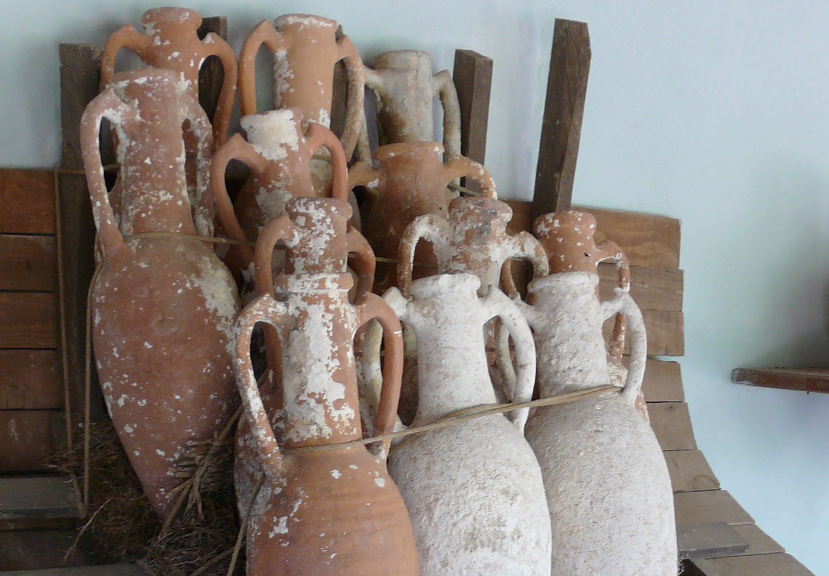 Amphorae stacking: reconstruction