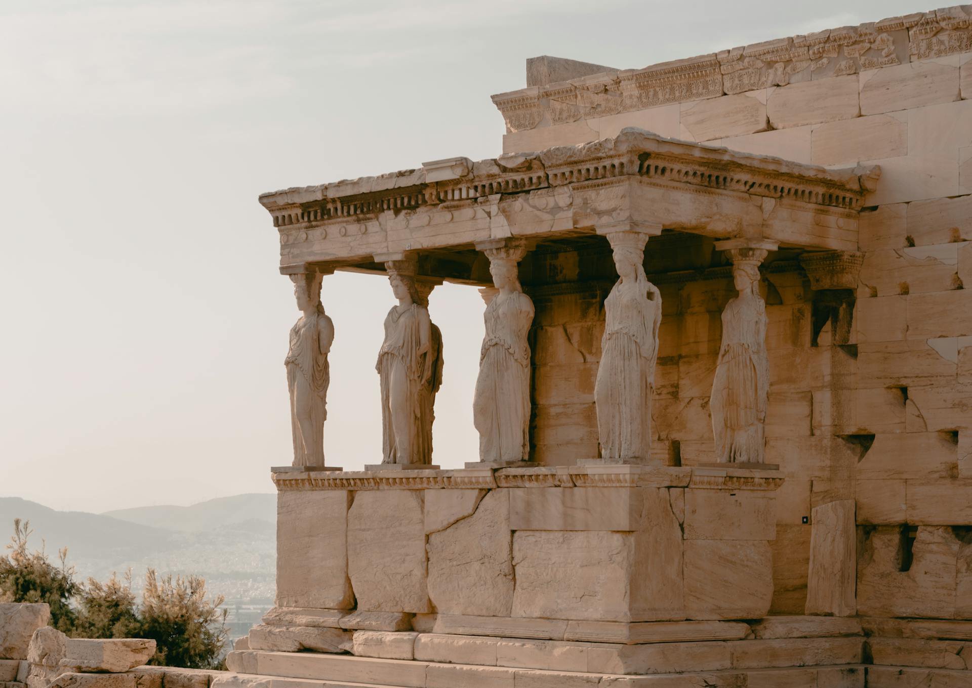 Ruins of Athena Nike Temple in Athens