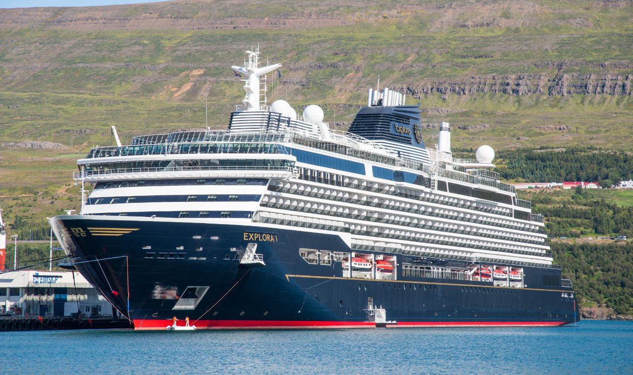  Cruise ship Explora 1 in port