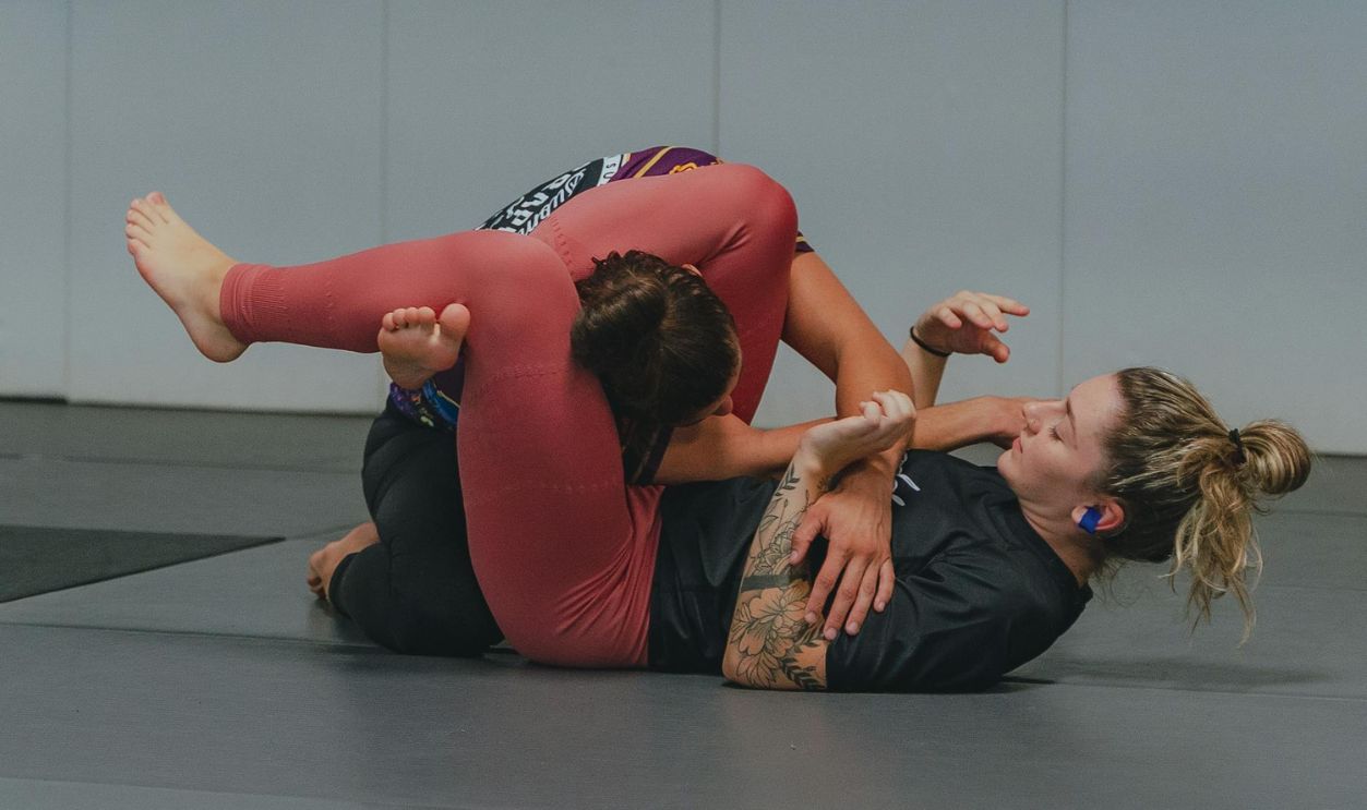 Two Women Wrestling
