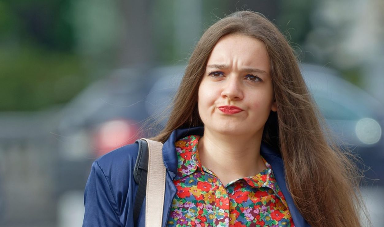 A girl on the street