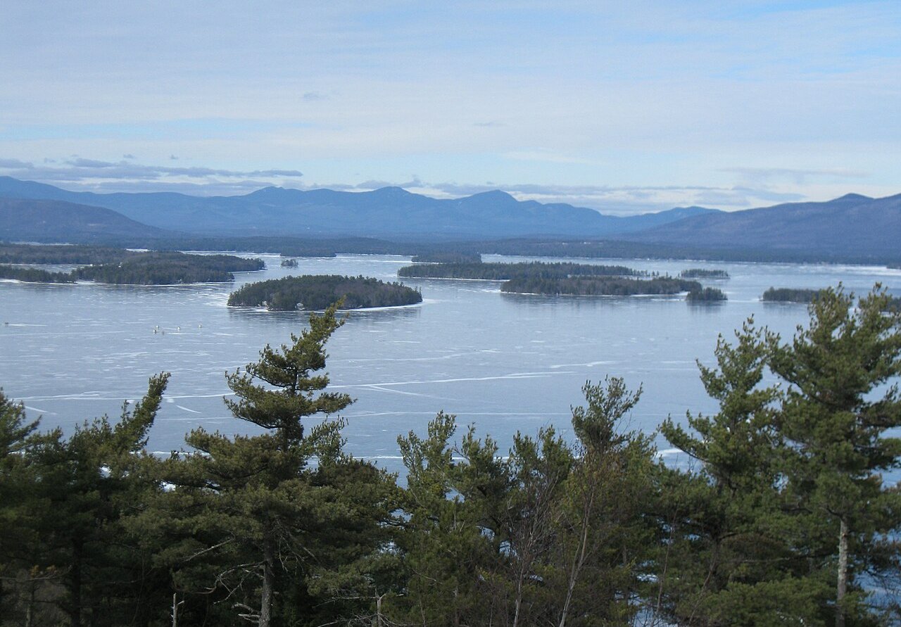 View of Lake Winnipesaukee in New Hampshire