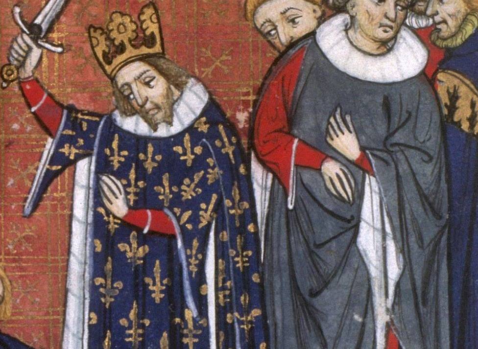 John II ennobling his knights