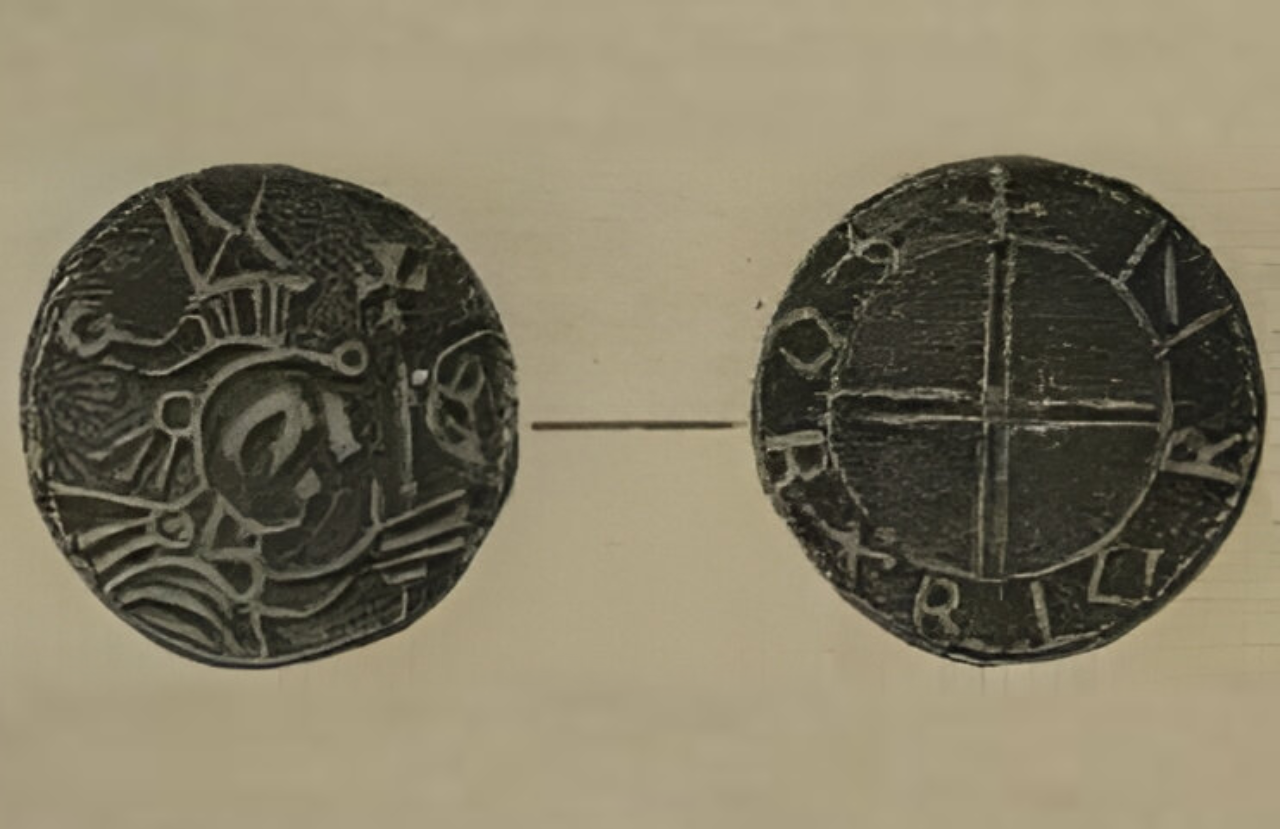 Coin of Olaf III of Norway, cited from Myntherrer