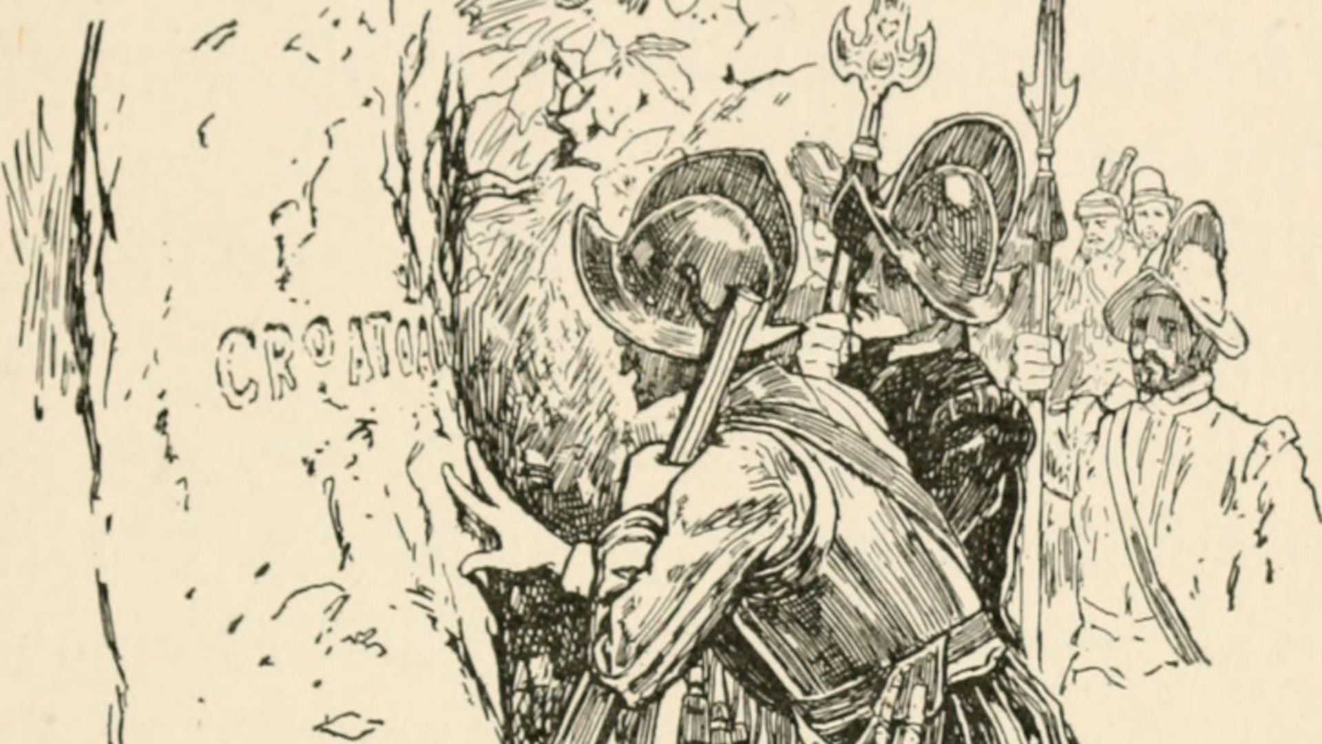 File:Roanoke Croatoan mage from page 156 of Stories of American explorers - a historical reader (1906).jpg