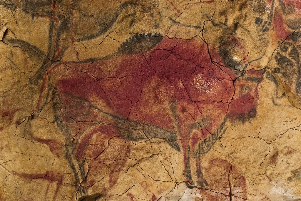 Bison Magdalenian polychrome