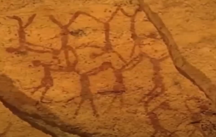 A screenshot of the documentary Ancient Voices
