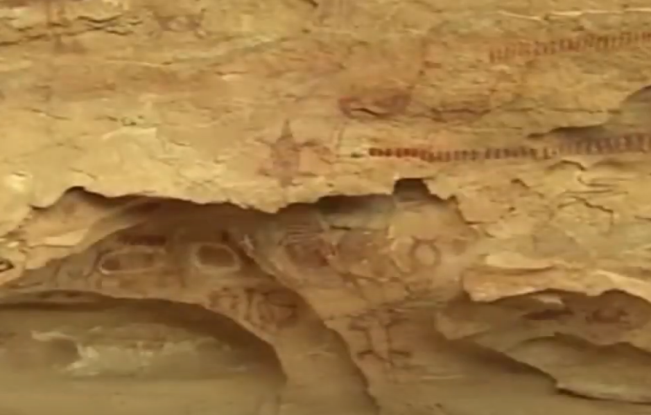 A screenshot of the documentary Ancient Voices