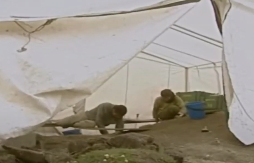 A screenshot of the documentary Ancient Voices