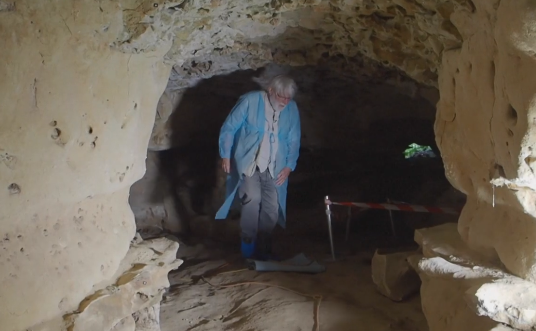 Neanderthal cave in France