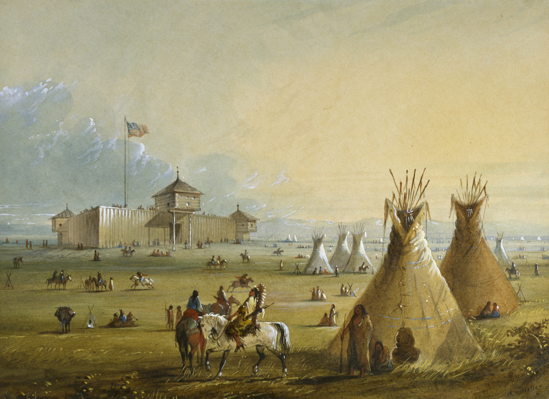 Painting of Wyoming